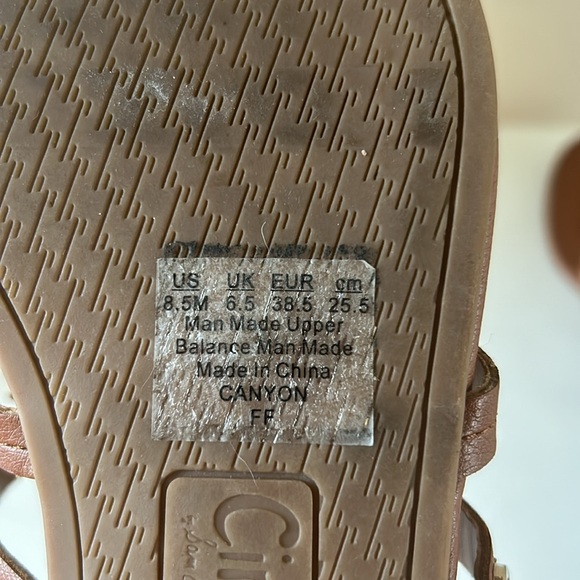 Women’s Sam Edelman sandals size 8.5 in tan. - Picture 6 of 7